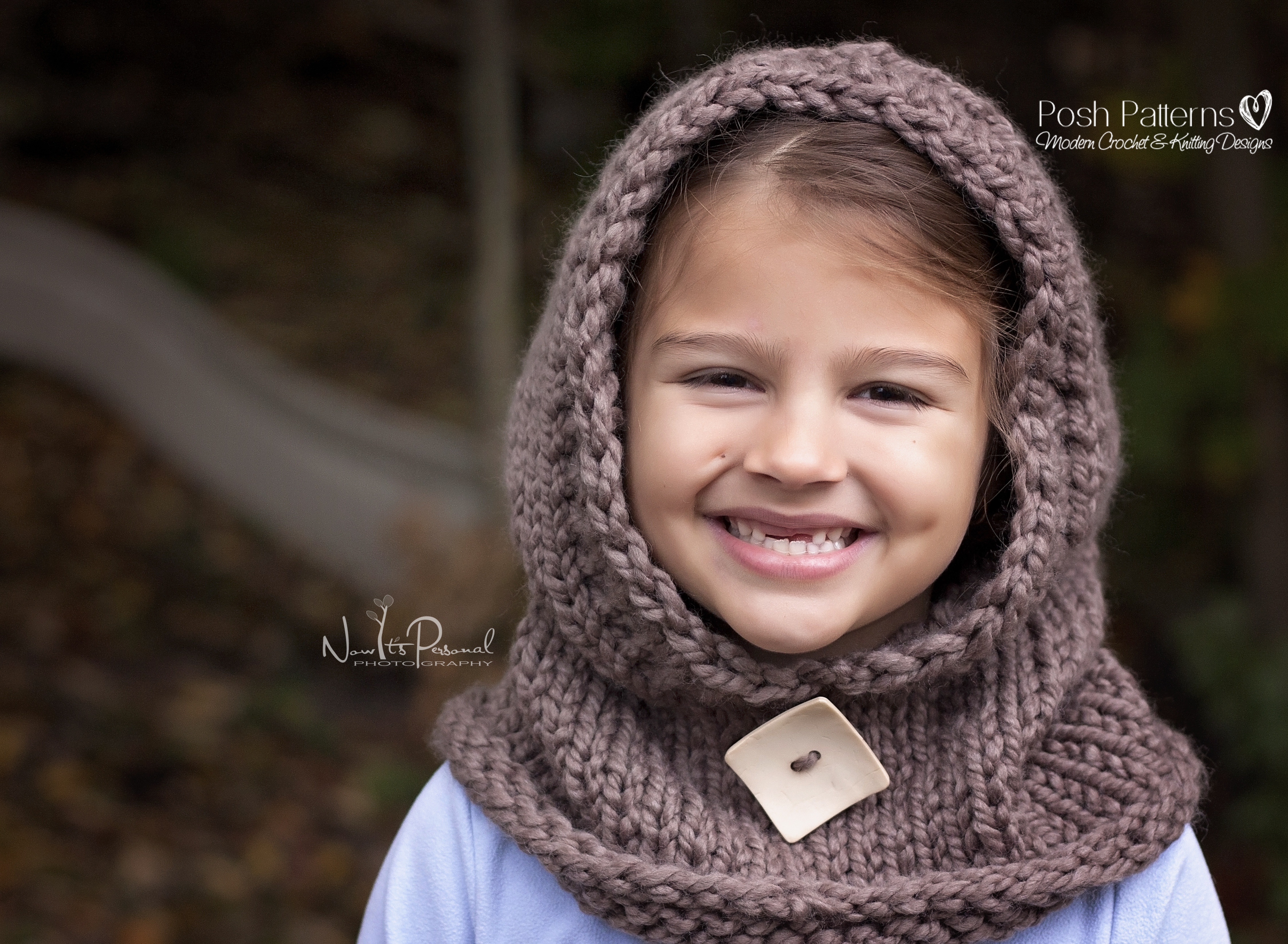 Hooded Cowl Knitting Pattern - Hooded Scarf