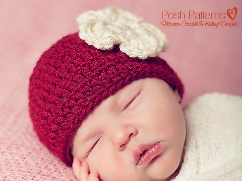 Easy Crochet Hat Pattern DK Yarn Beanie