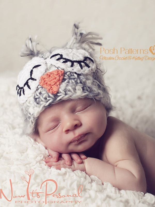 crochet owl hat pattern baby teen toddler adult