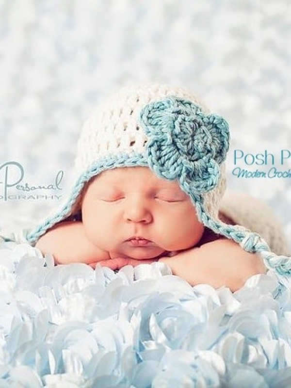easy crochet pattern baby earflap hat