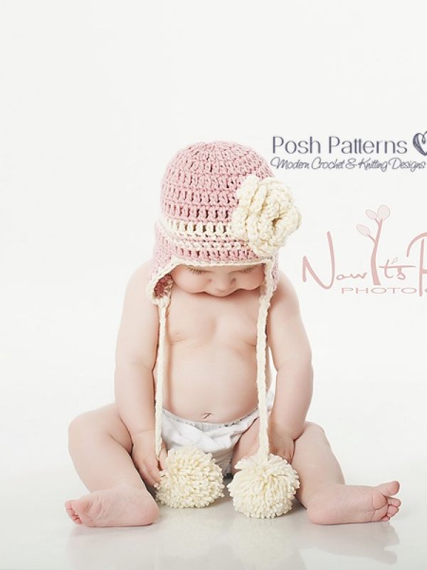 crochet earflap hat pattern