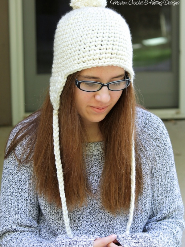 Crochet Earflap Hat Pattern | Crochet Hat Pattern