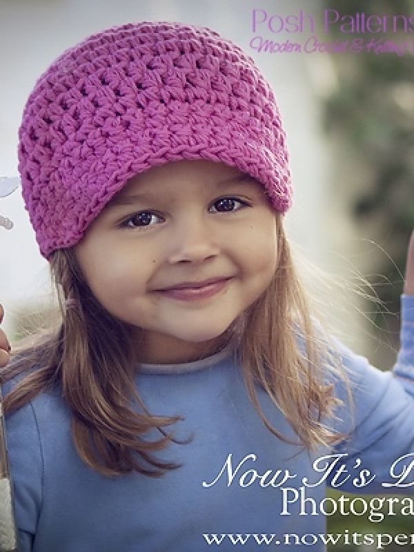 crochet hat pattern easy newsboy hat
