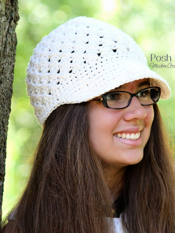 easy cross stitch newsboy hat pattern