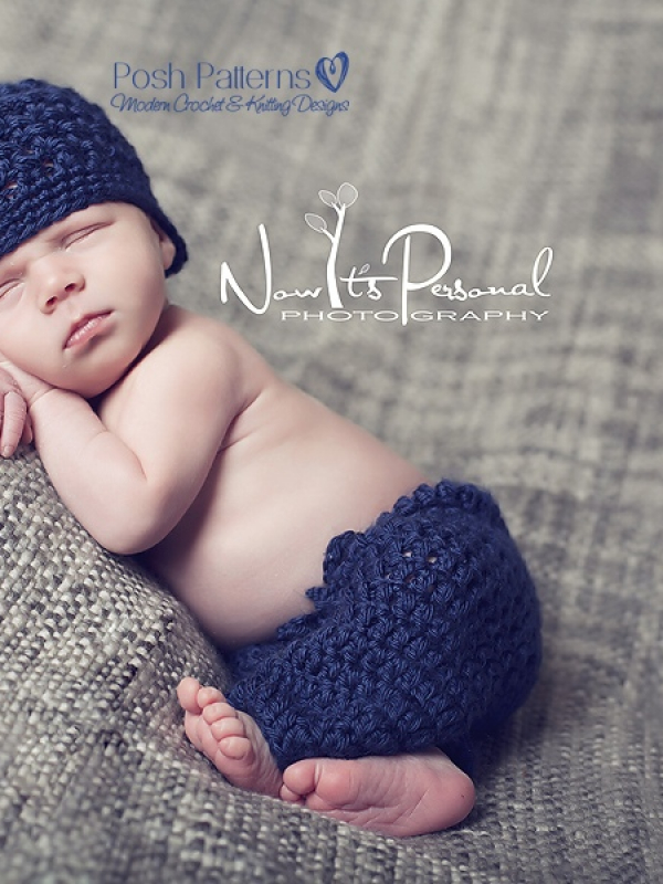 crochet pattern newborn pants and hat