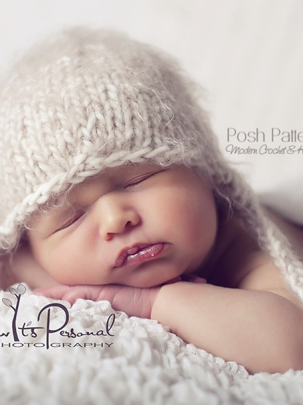 baby earflap hat knitting pattern