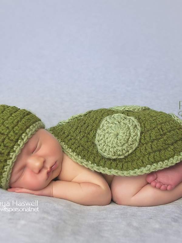 newborn turtle crochet pattern