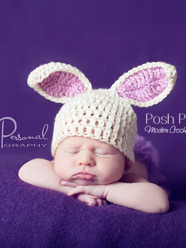 crochet easter bunny hat pattern