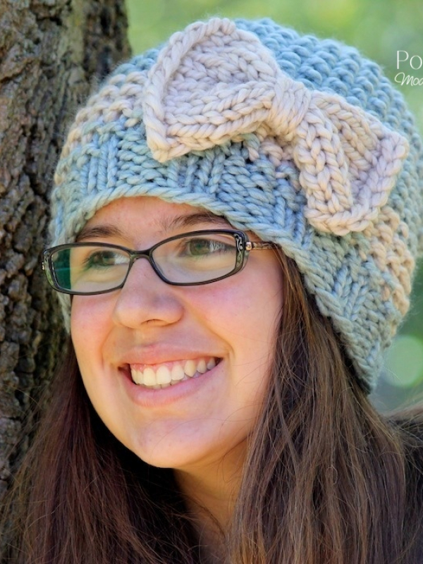 easy knitting pattern hat beanie