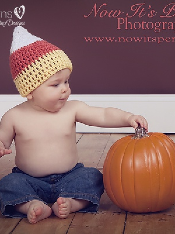 candy corn hat pattern