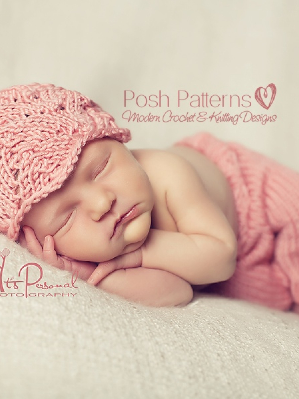 lace hat knitting pattern