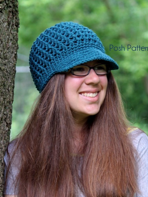easy crochet newsboy hat pattern