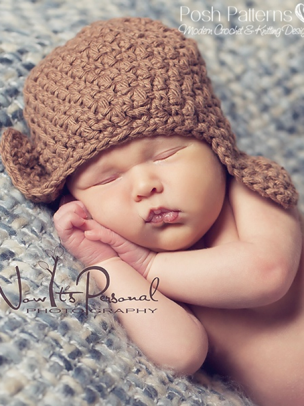 crochet earflap hat pattern