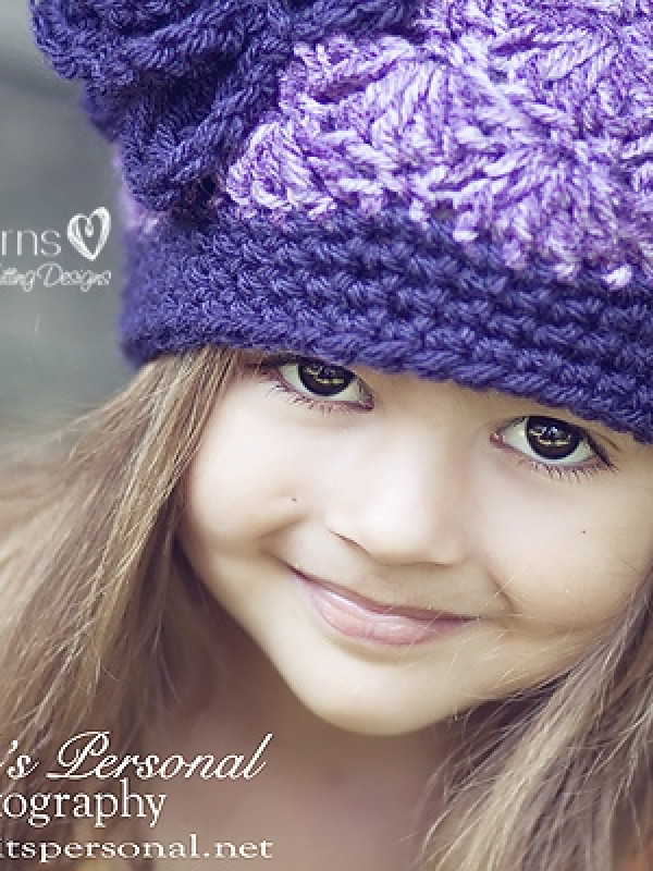 crochet hat pattern beanie with flower