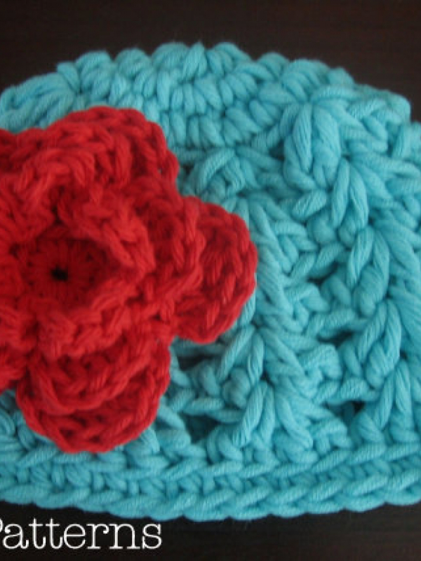 baby girl crochet hat pattern