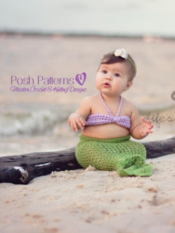 mermaid tail and top crochet pattern