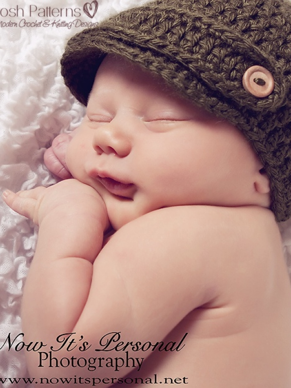 easy newsboy hat crochet pattern