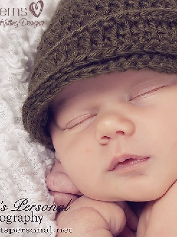 crochet newsboy hat pattern baby to adult