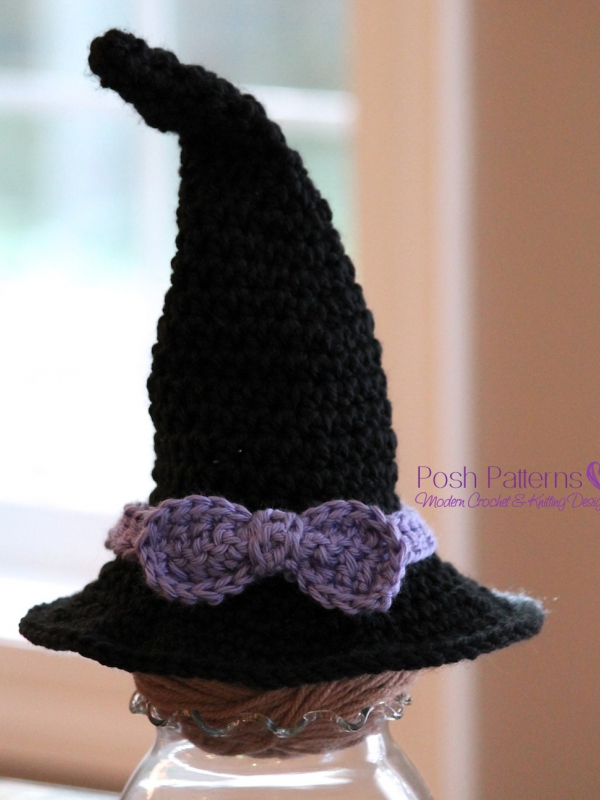 crochet witch hat pattern