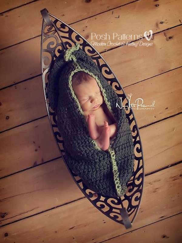 baby pea pod crochet pattern