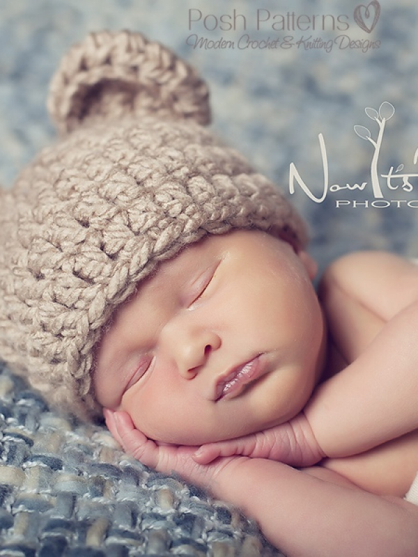 crochet bear hat pattern