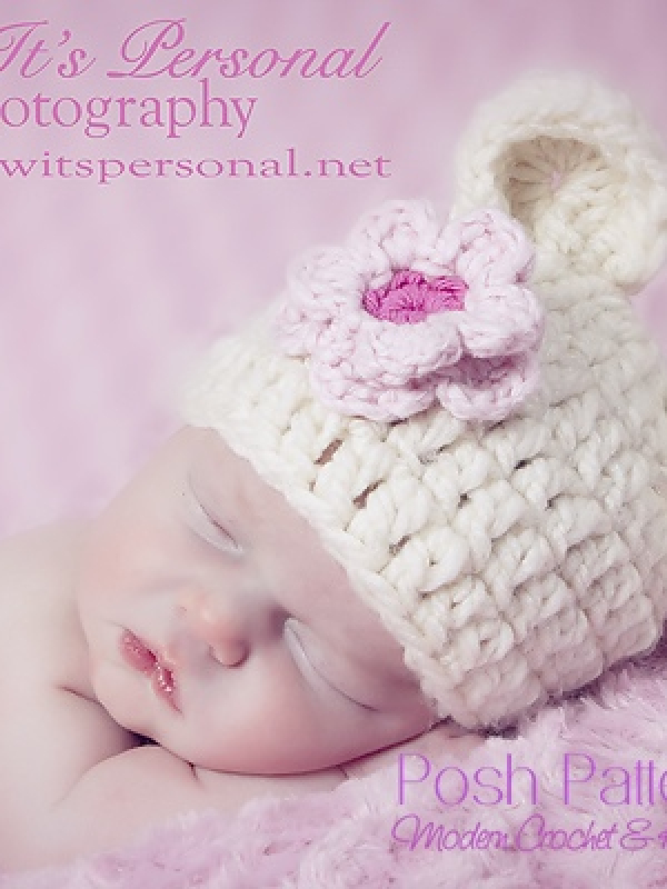 crochet baby bear hat pattern
