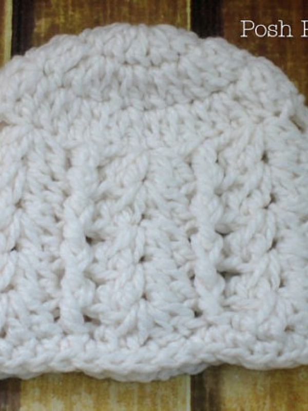 crochet hat pattern flapper beanie