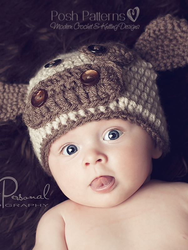 crochet cow hat pattern