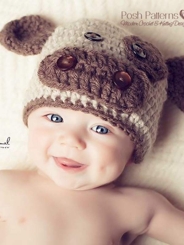 crochet hat pattern baby cow