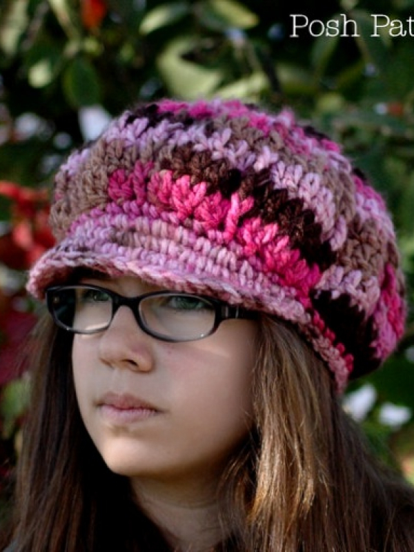 slouchy newsboy hat pattern