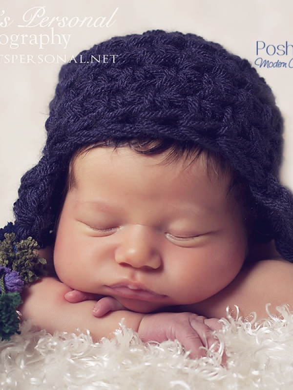 easy crochet patten baby earflap hat