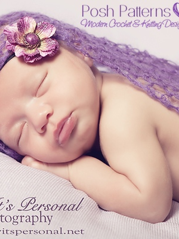 baby lace knit wrap