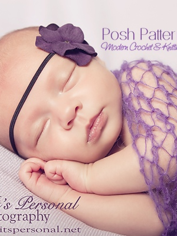 baby lace knit wrap