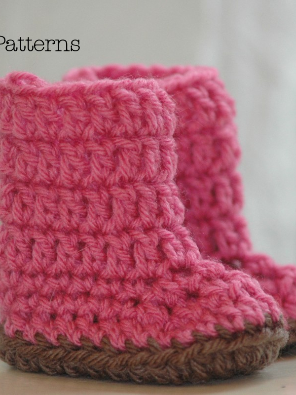 easy crochet pattern baby boots booties slippers