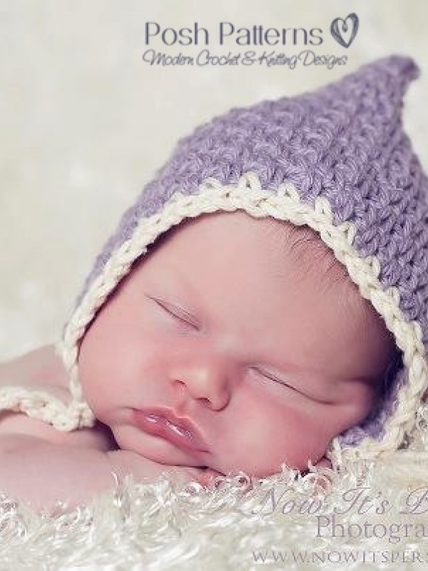 baby pixie hat crochet pattern