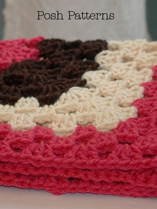 granny square crochet baby blanket pattern