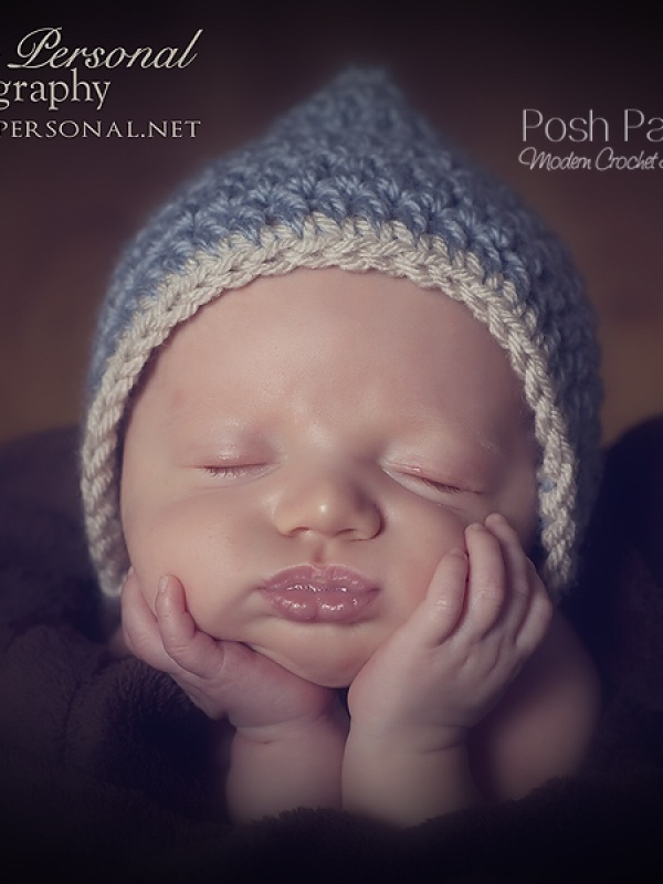 baby pixie hat crochet pattern chin strap