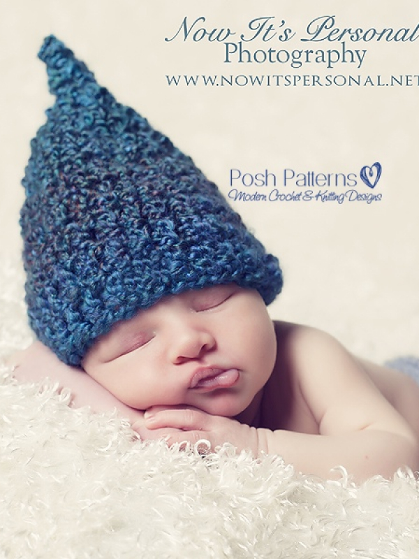 baby pixie elf gnome hat pattern