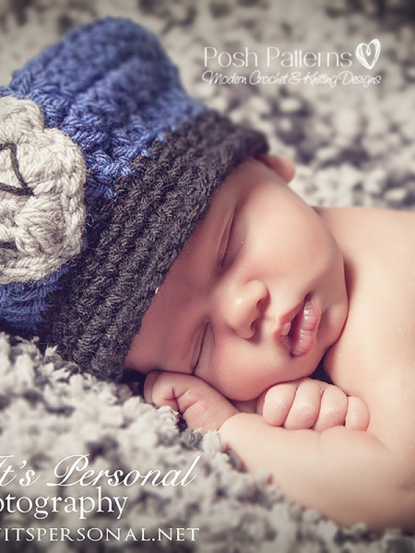 easy crochet pattern baby policeman hat