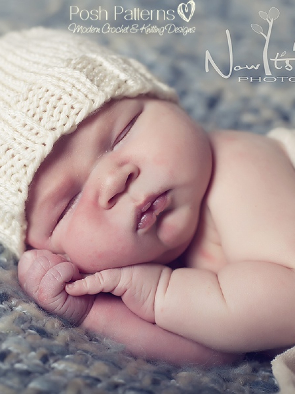 easy knit hat pattern baby to adult