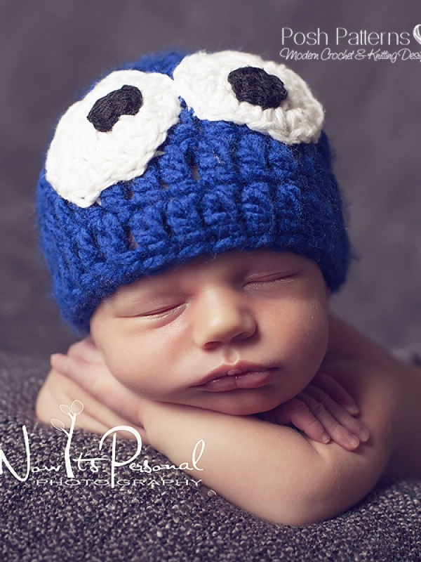 crochet hat pattern monster
