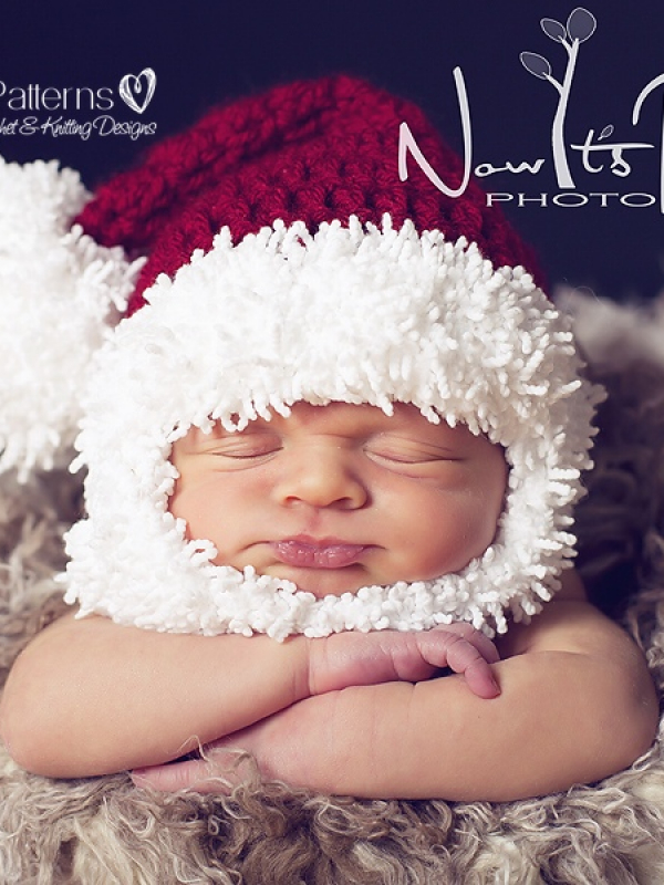 crochet santa hat pattern