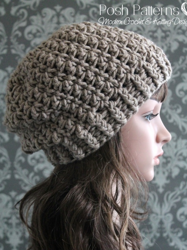 easy slouchy hat pattern