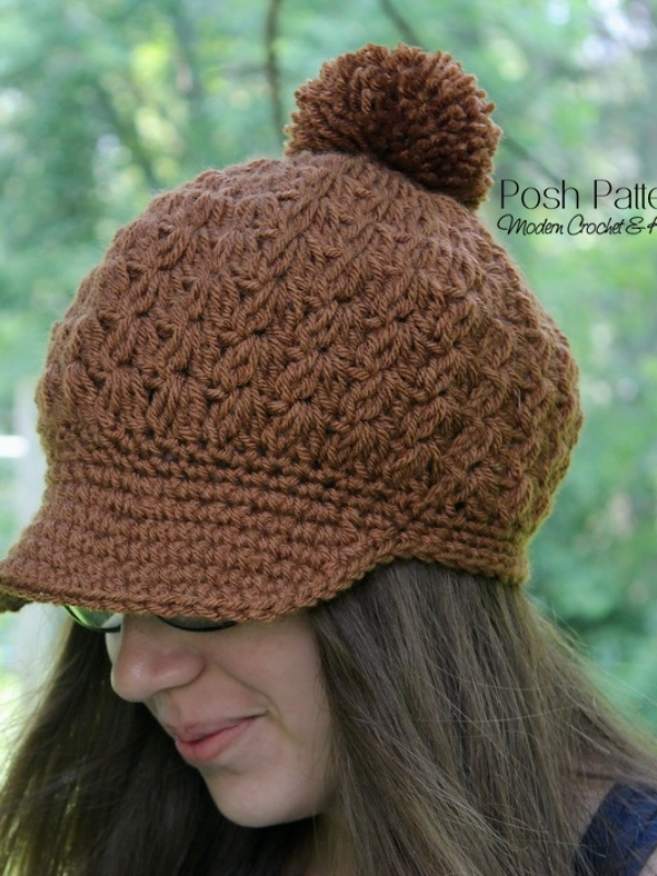 crochet slouchy hat pattern