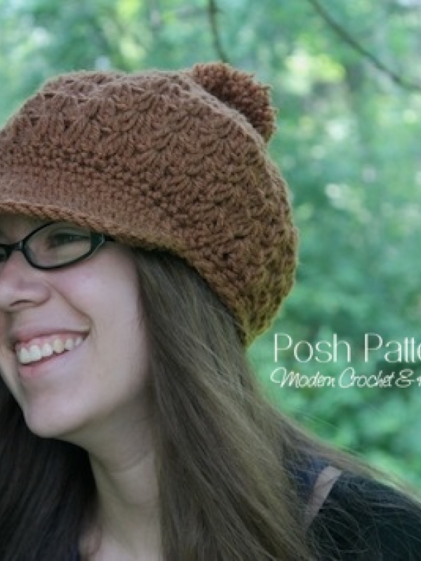 crochet newsboy hat pattern