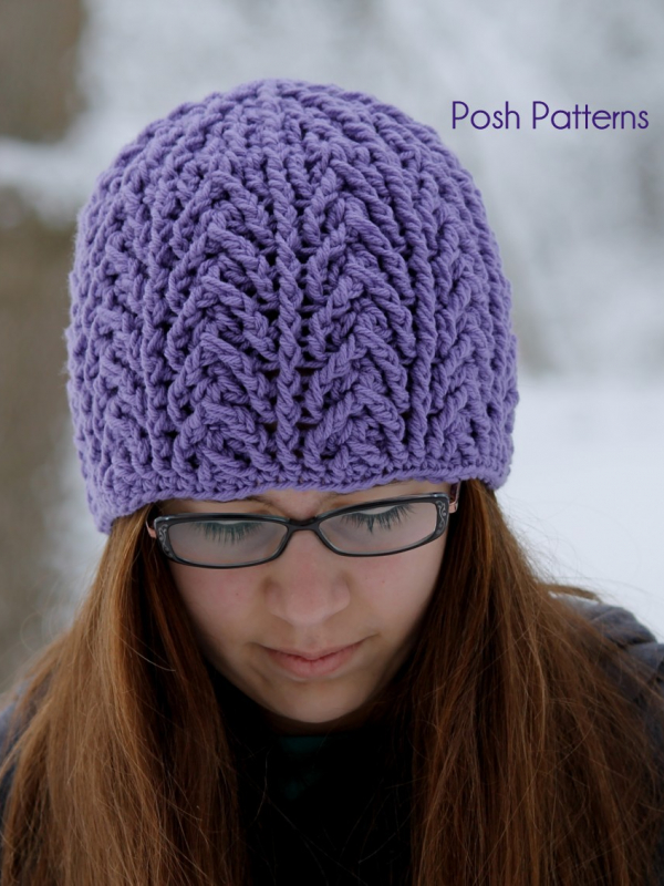 easy cable hat pattern