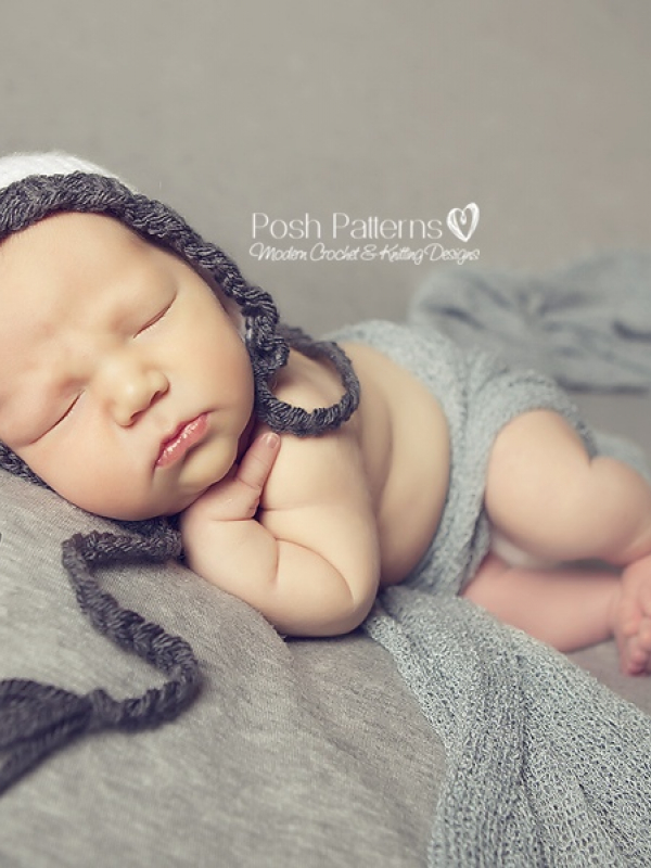 baby bonnet pixie hat knitting pattern