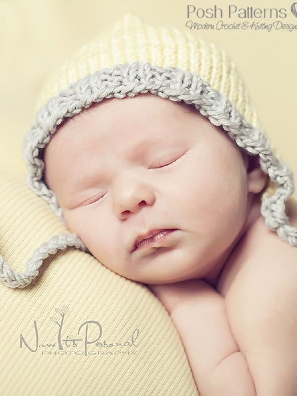 newborn baby pixie hat knitting pattern