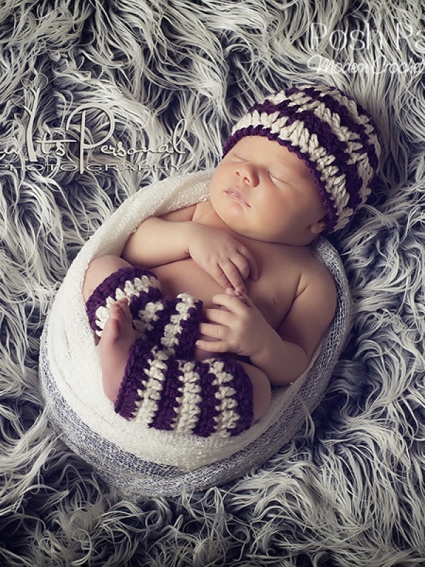 crochet pattens baby beanie leg warmers