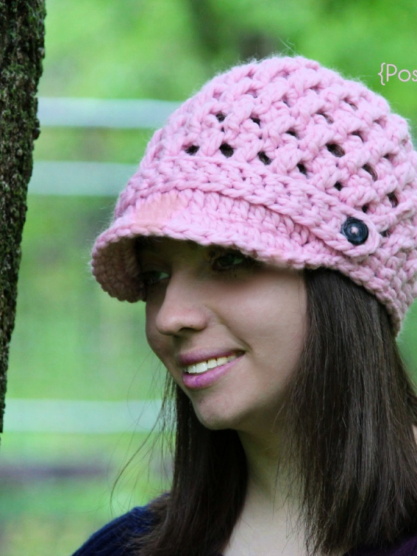 crochet newsboy hat pattern